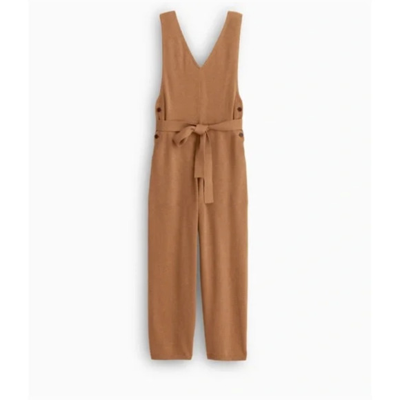 Alex Mill Pants - ALEX MILL Ollie Jumpsuit Overall Sweater Knit Heather Acorn Brown Wool